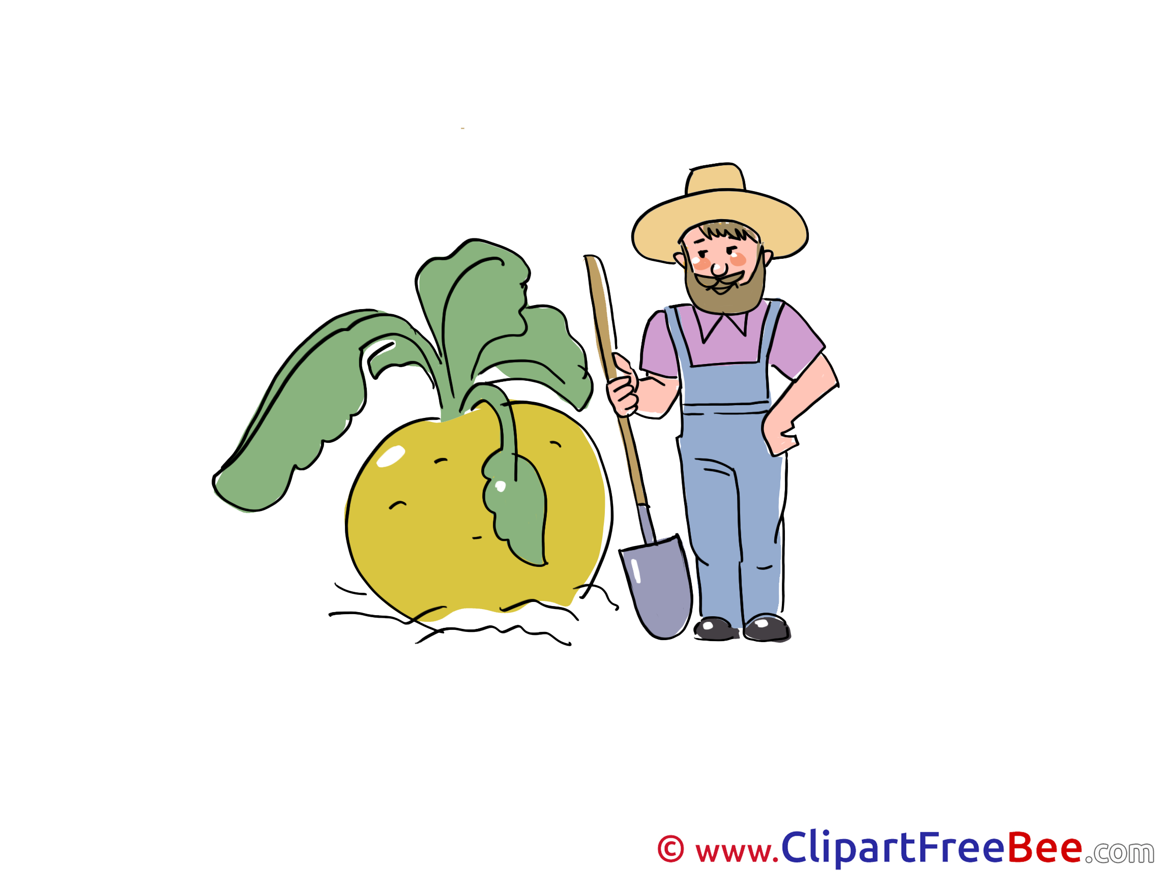 Turnip Man download printable Illustrations