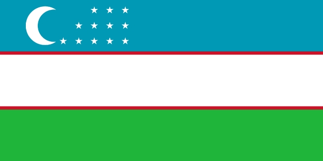 Flag of Uzbekistan image free