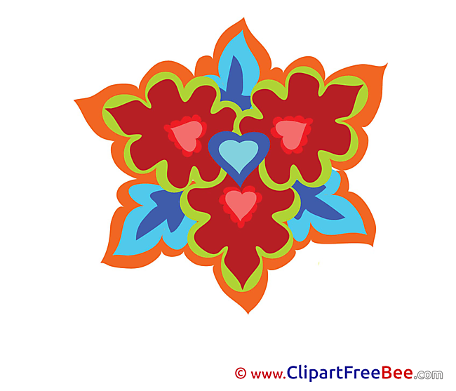 Kaleidoscope free Illustration Flowers