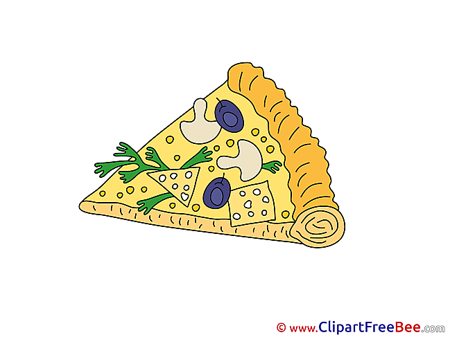 Slice of Pizza Cliparts printable for free