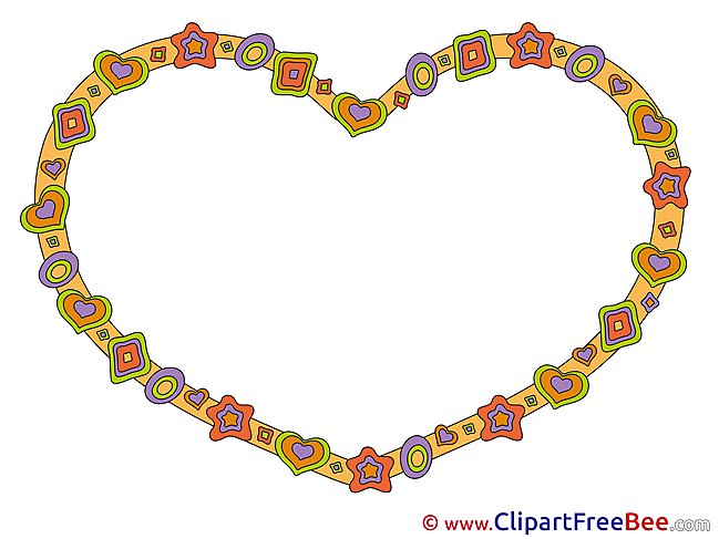 Little Hearts Pics Frames free Image