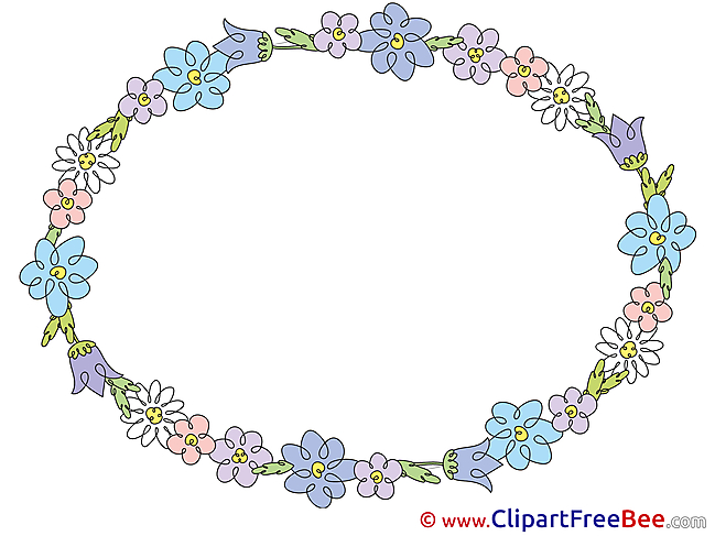 Oval Frames Clip Art for free