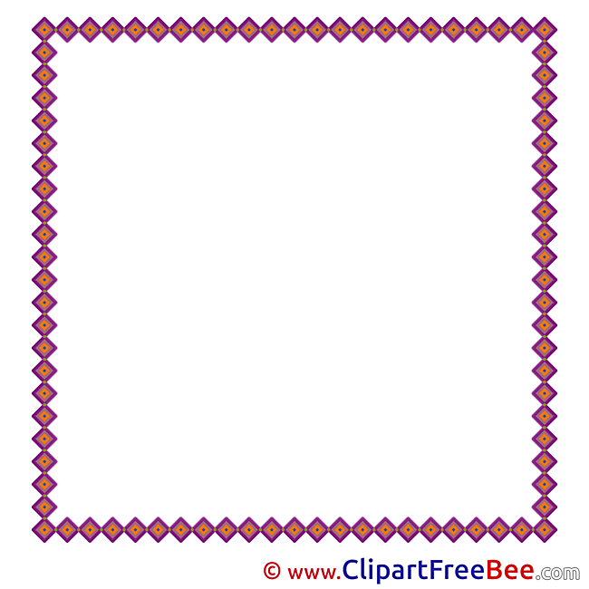 Puprle Square Pics Frames free Image