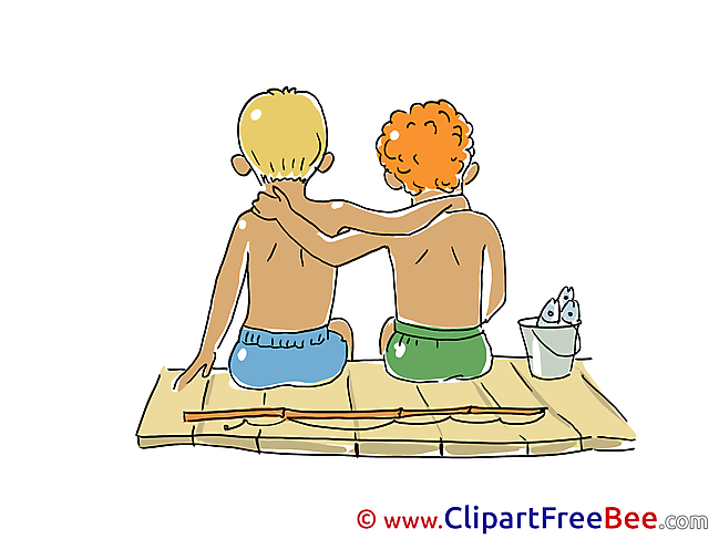 Fishing Vacation Clip Art for free