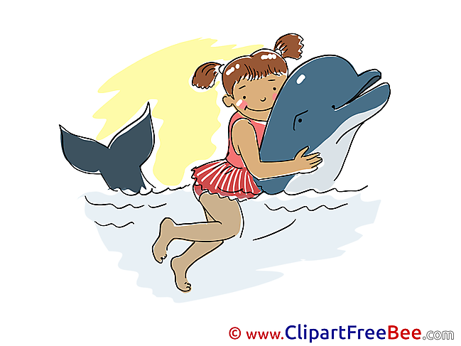 Swimming Dolphin Vacation free Images download