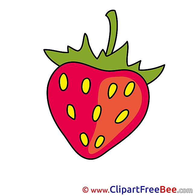 Berry Strawberry download printable Illustrations