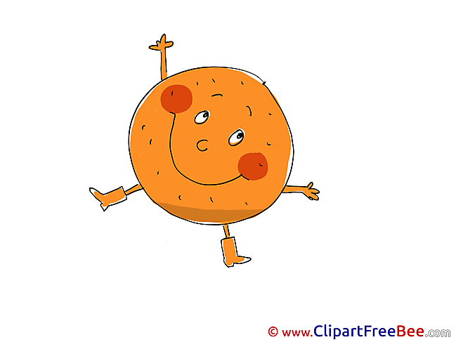 Gymnastics Orange Cliparts printable for free