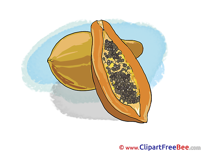 Papaya free printable Cliparts and Images