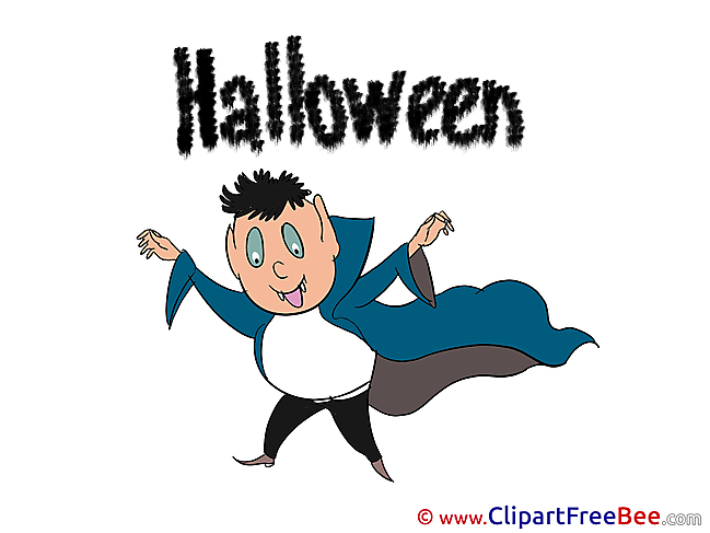 Boy Vampire download Halloween Illustrations