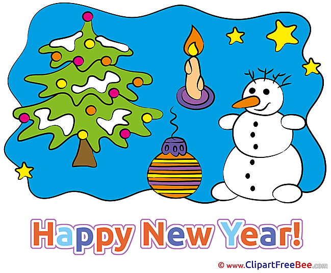 Clip Art download New Year