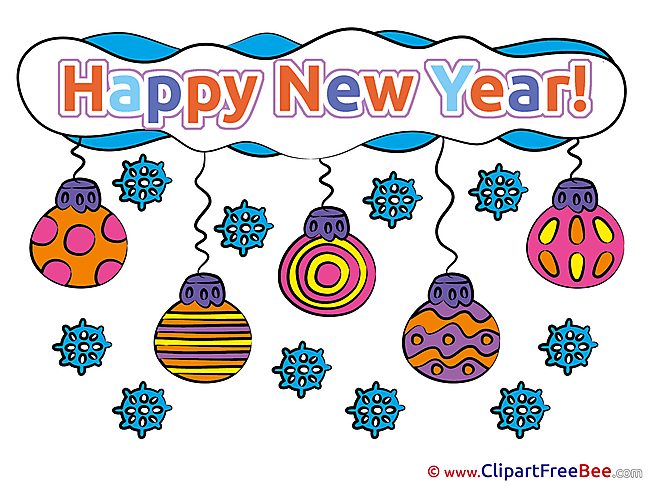 Clipart Balls New Year free Images