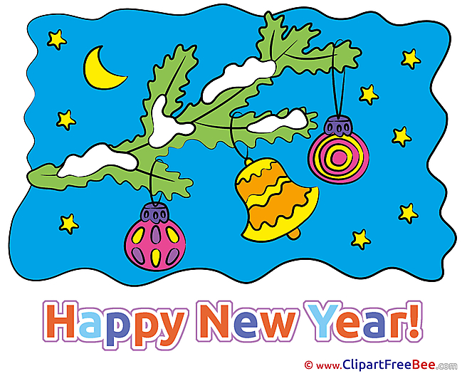 Clipart Night New Year free Images