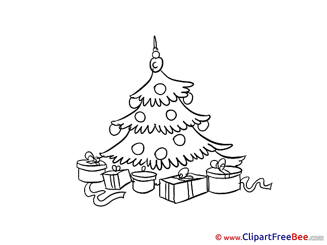 Download Christmas Tree Clipart New Year Cliparts