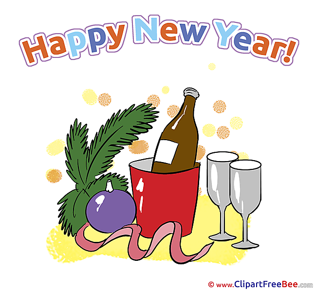 Happy New Year download Illustration