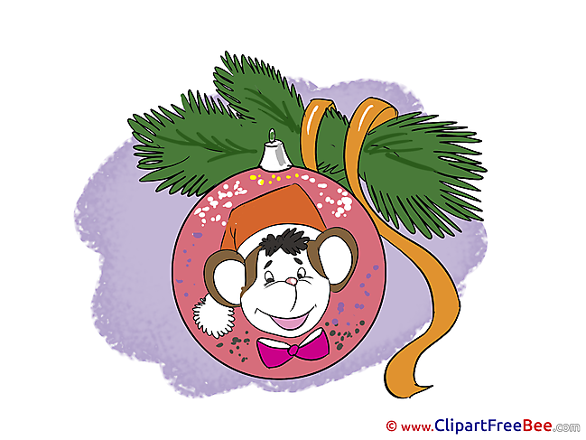 Monkey Ball printable Illustrations New Year