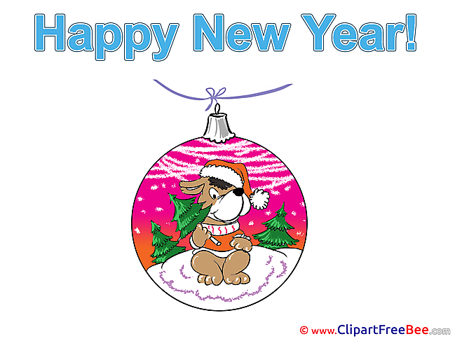 Toy Dog free Illustration New Year