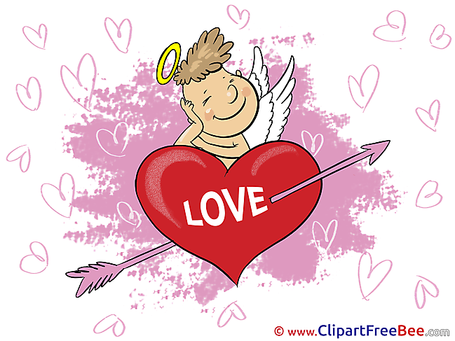 Arrow Cupid free Cliparts Hearts