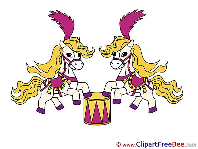 Circus Clipart Horse Illustrations