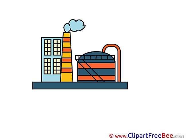 Chemical Plant Clip Art download for free