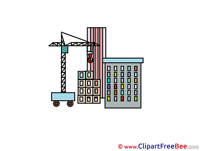 Construction Building download printable Illustrations