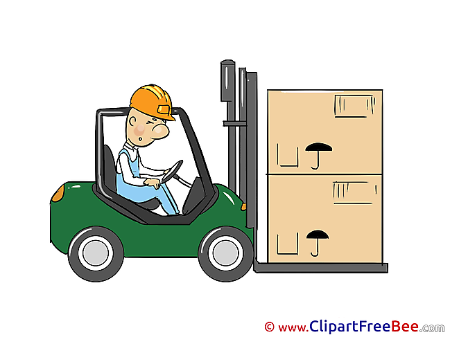 Loader Car Clipart free Illustrations