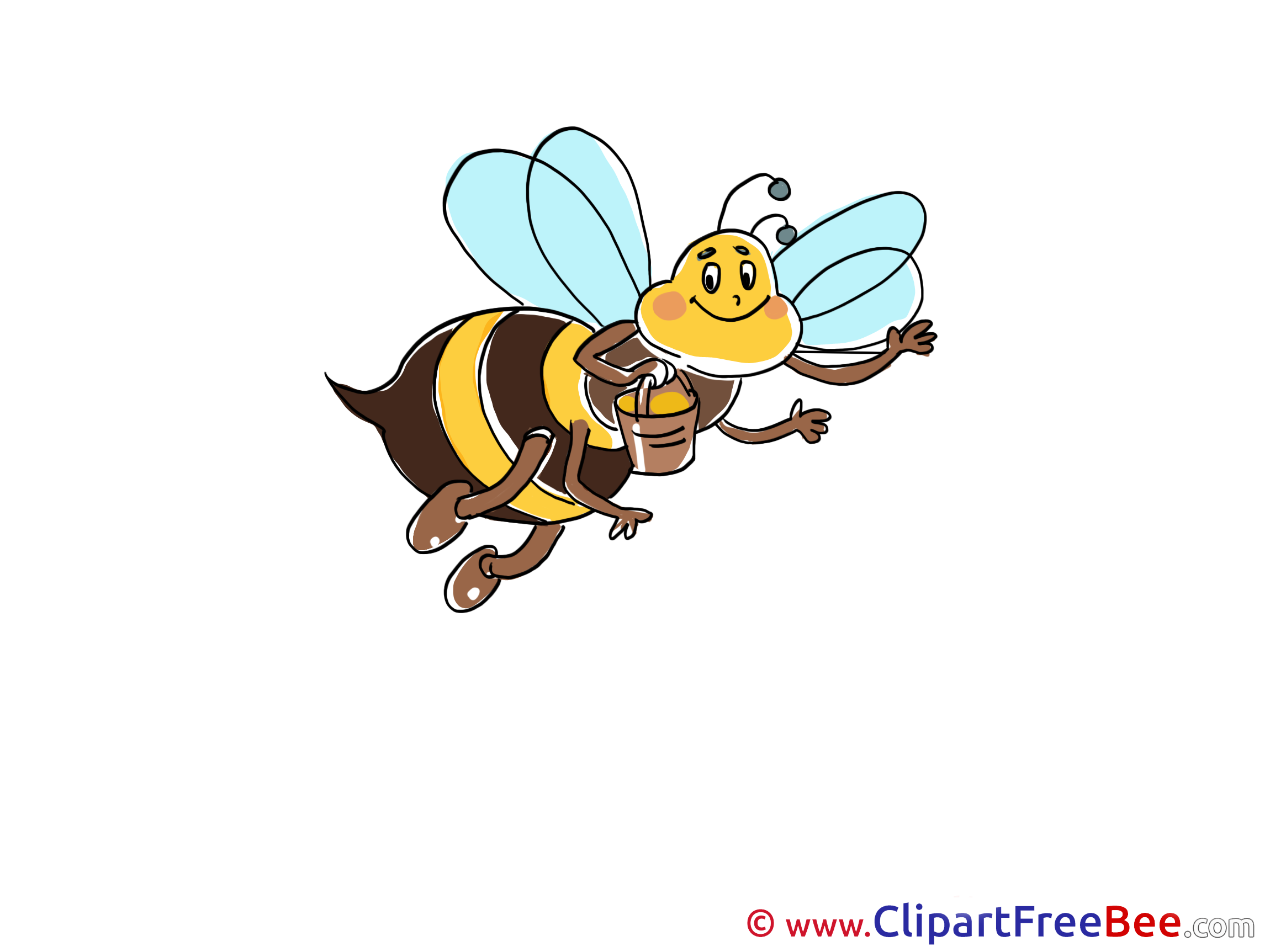 Flying Bee free Cliparts for download Flying Bee free Cliparts for download