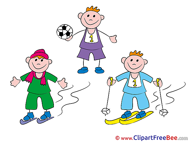 Athletes Children free Cliparts Kindergarten