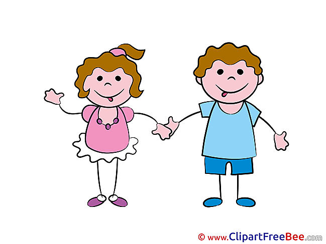 Best Friends Kids printable Illustrations Kindergarten