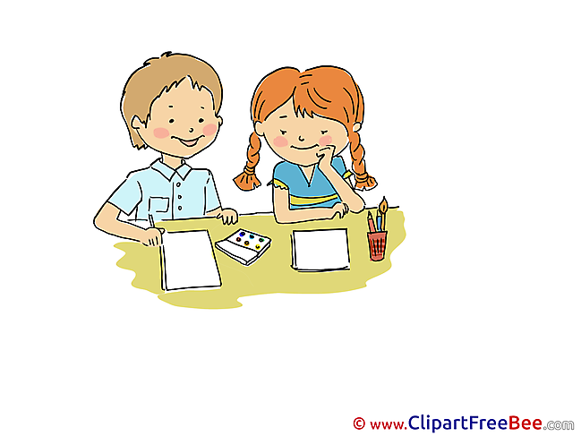 Drawing Lesson Kids Cliparts Kindergarten for free