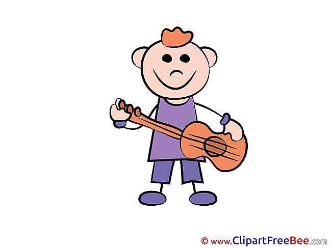 Guitar Boy plays Kindergarten free Images download