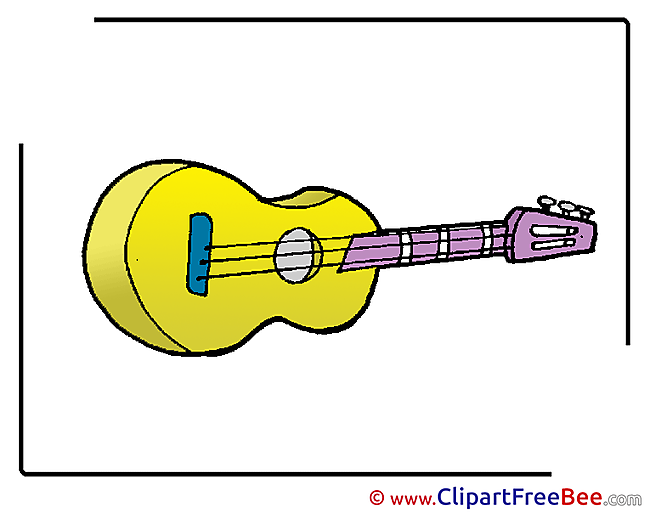 Guitar printable Kindergarten Images