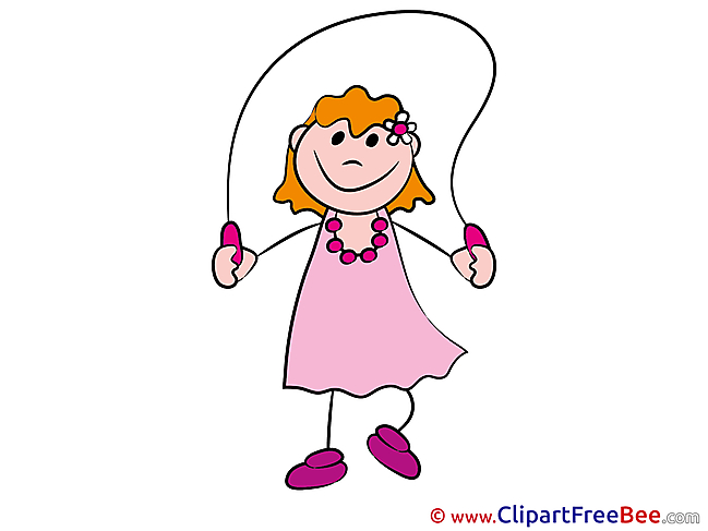 Jump Rope free Cliparts Kindergarten