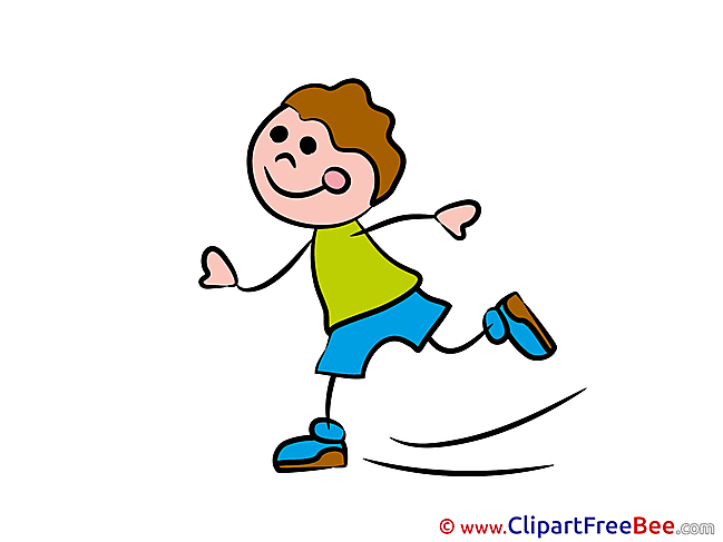 Skates little Kid free Cliparts Kindergarten