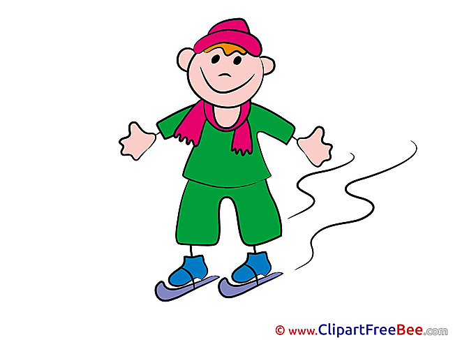 Winter Sport Kid free Illustration Kindergarten