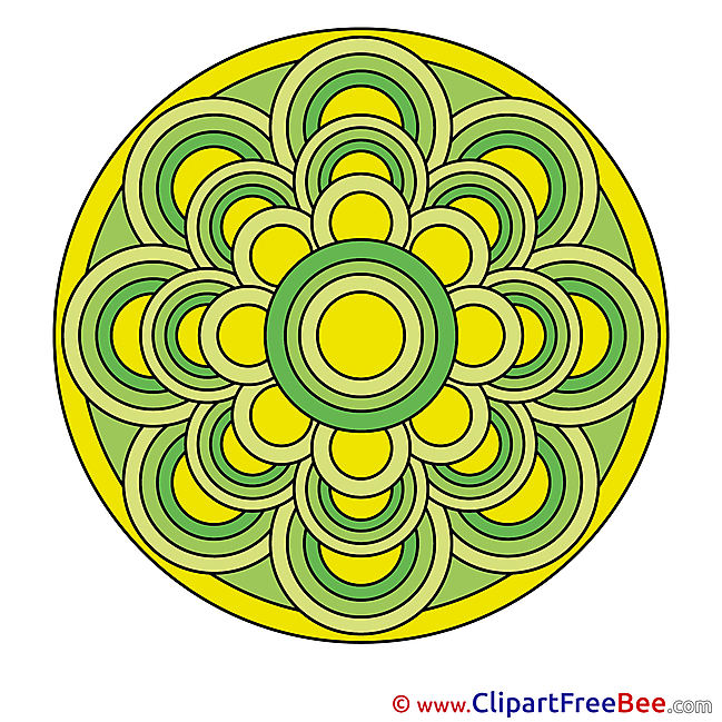 Meditation download Mandala Illustrations