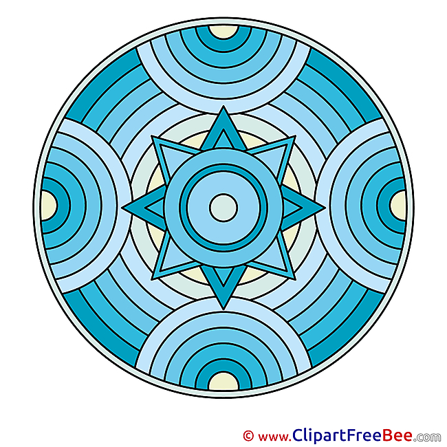 Religion Mandala Clip Art for free