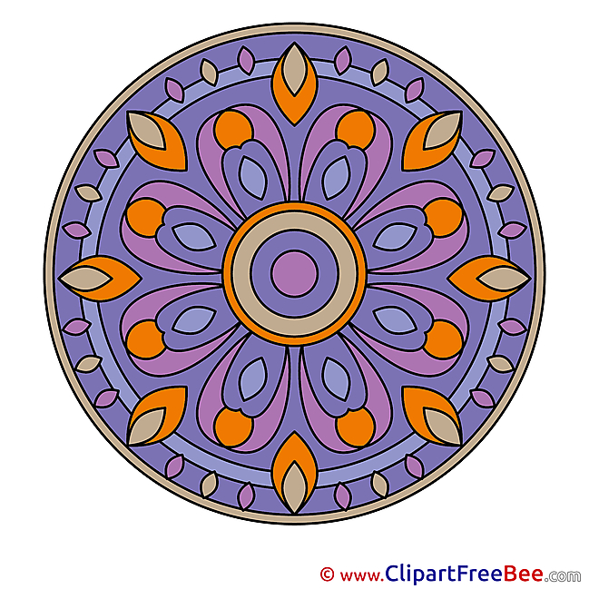 Religion printable Illustrations Mandala