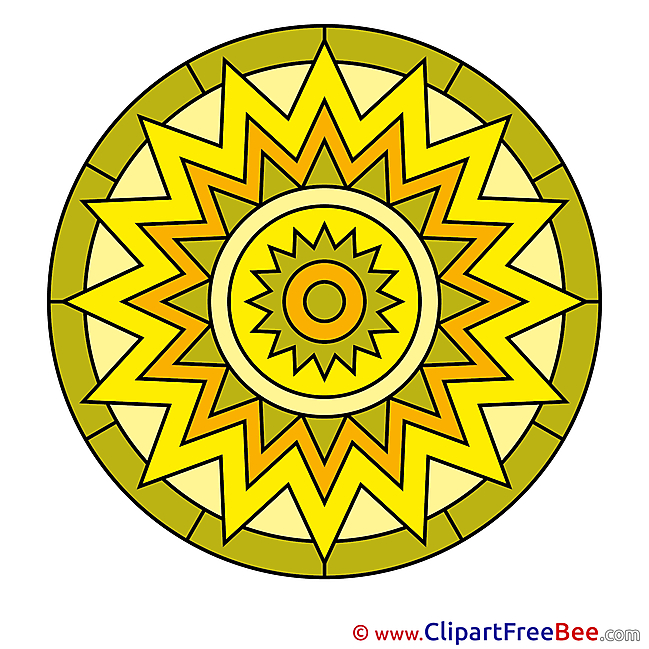 Symbol free Illustration Mandala