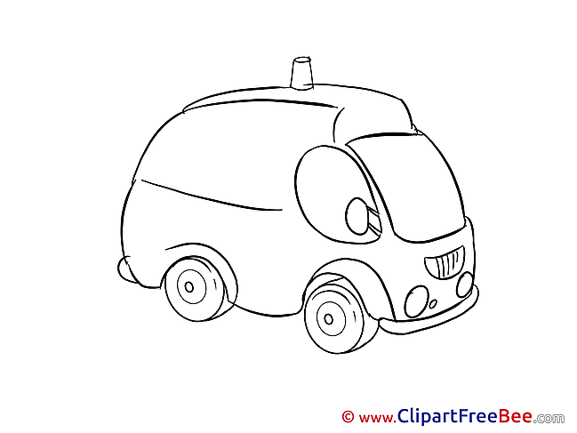 Ambulance Car free printable Cliparts and Images