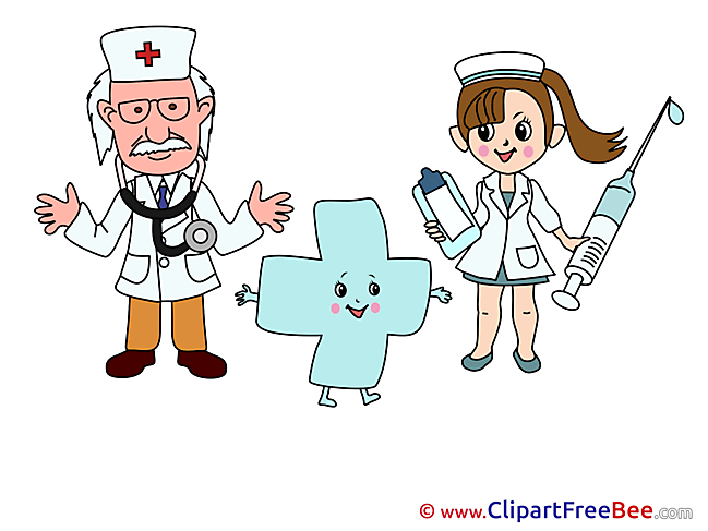 Cross with Doctors free printable Cliparts and Images