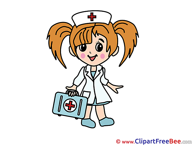 Girl Nurse download printable Illustrations