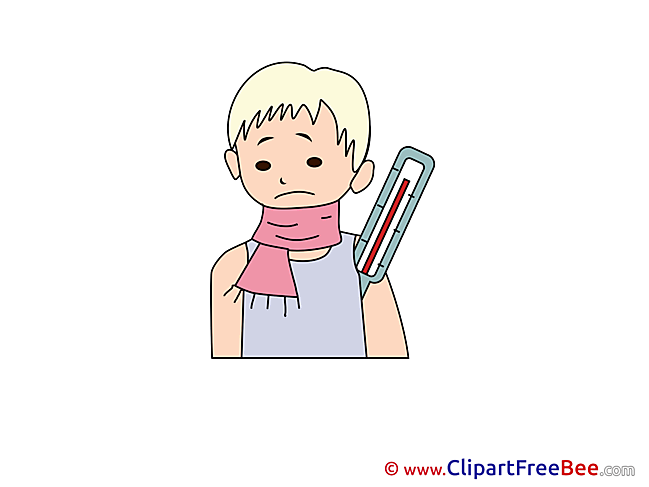 Illness Scarf Boy free Illustration download