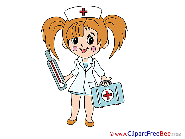 Medical Kit Nurse Clipart free Illustrations