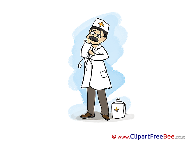 Medicine Doctor printable Illustrations for free