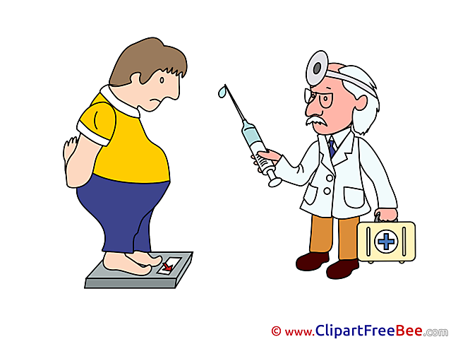 Nutritionist Man Overweight Clipart free Image download