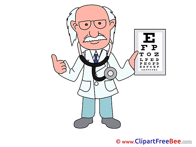 Oculist Doctor Clip Art download for free