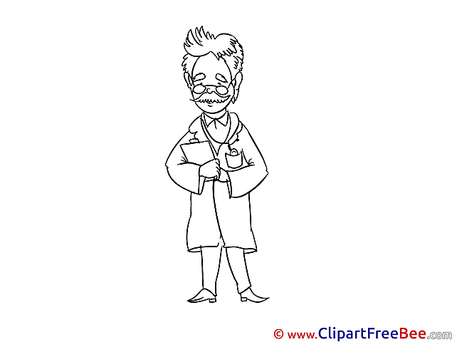 Professor Doctor printable Illustrations for free