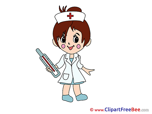 Thermometer Nurse free Illustration download