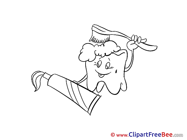 Toothpaste Tooth Toothbrush Clipart free Image download