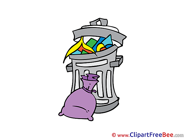 Bin Garbage Clipart free Image download